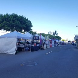 Setting up at 4:45pm