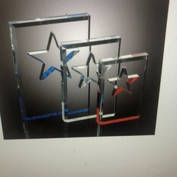 Our Star Acrylic Awards are Modern Theme
