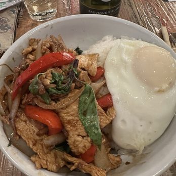 Block 9 Thai Street Eats - Basil chicken - Thai Near Me - Las Vegas, Nevada