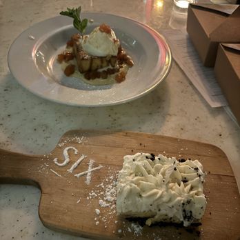 The Six Chow House - Banana cream pie and Vanilla Bread Pudding - New American Near Me - Studio City, California