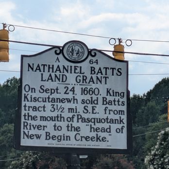 1. Nathaniel Batts Land Grant