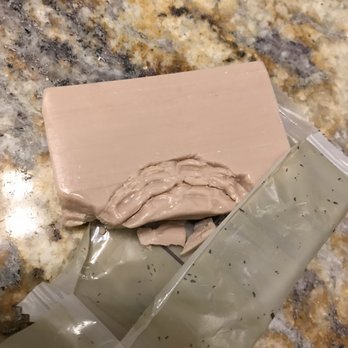 Snow King Resort Hotel and Condos - Someone chewed on the soap? I opened the sealed package and this is what I found - Ski Resorts Near Me - Jackson, Wyoming