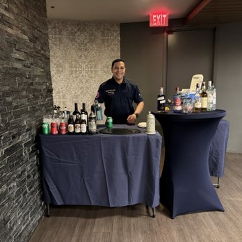 Saint Germain Catering - We provided the tables and linens (so the wrinkles are mine ;) - Caterers Near Me - Vienna, Virginia