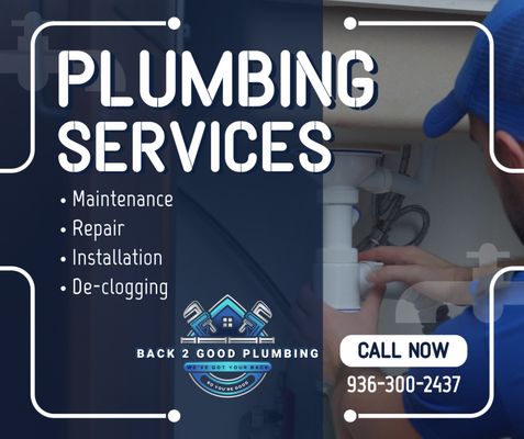 Back 2 Good Plumbing