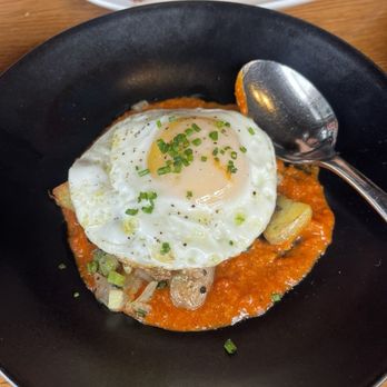 Chloe - Sunny side up egg with potato hash - New American Near Me - Washington, DC, District of Columbia Chloe - Sunny side up egg with potato hash - New American Near Me - Washington, DC, District of Columbia
