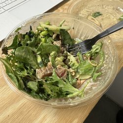 Poke Bros - This is just after shaking it up and moving things around with my fork.