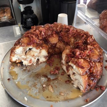 Ginochio's Kitchen - Caramel Bacon Monkey Bread - house made - Seafood Near Me - Bodega Bay, California Ginochio's Kitchen - Caramel Bacon Monkey Bread - house made - Seafood Near Me - Bodega Bay, California