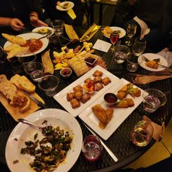 Shady Creek Winery - Appetizers in the igloo!