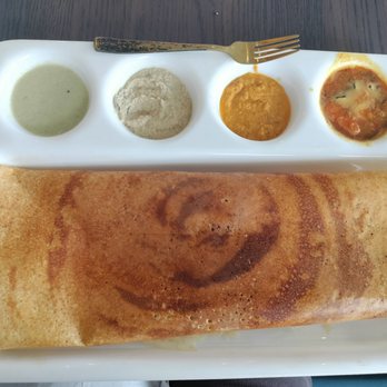 Nawab's Indian Cuisine - Dosa masala with onions: It was longer than my forearm! Niagara Falls, ON. - Indian Near Me - Niagara Falls, Ontario Nawab's Indian Cuisine - Dosa masala with onions: It was longer than my forearm! Niagara Falls, ON. - Indian Near Me - Niagara Falls, Ontario