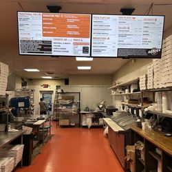 Ah-Beetz New Haven Pizza - North Palm Beach - Menu board