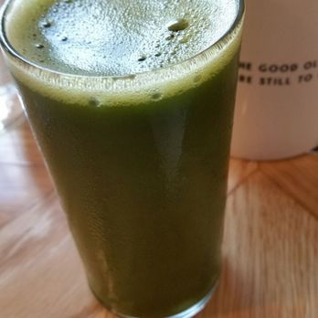 Magnolia Table - Sweet greens fresh juice w/coffee Pineapple, red apple, kale, & spinach - Breakfast & Brunch Near Me - Waco, Texas