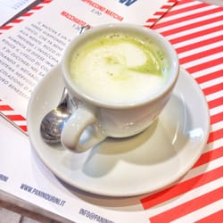Panini Durini - Macchiato matcha con latte di soia - 1.30 €