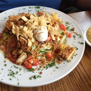 The Windmill - Fried Chicken Salad at The Windmill Restaurant- Solidad, CA 27-Dec-2015 - Salad Near Me - Soledad, California