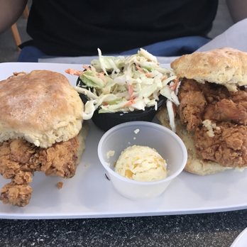 The Blue Hen Cafe - Chicken biscuit - Southern Near Me - Saint Augustine, Florida