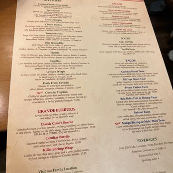 Cisco's Salsa Company - Menu - Mexican Near Me - Tomball, Texas Cisco's Salsa Company - Menu - Mexican Near Me - Tomball, Texas