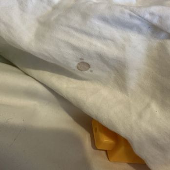 Galaxy Motel - Small stain on CLEAN sheets. - Hotels Near Me - Saint Paul, Alberta