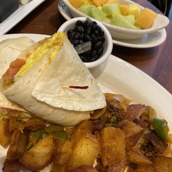 Bobby Van's Grill - Breakfast burrito 1/5 Fruit 4/5 - Steakhouses Near Me - Jamaica, New York