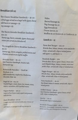 Menu photo 2 Roadside Store & Cafe Monterey, MA