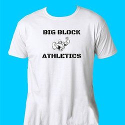 Big Block Athletics - White tees