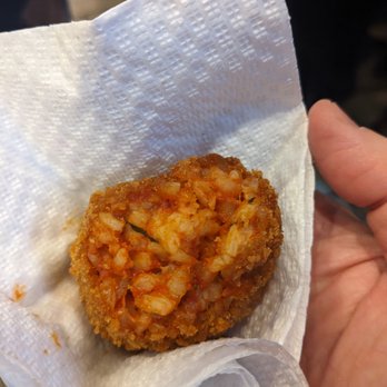 Pizzeria Arenula 76 - Inside my suppli from Pizzeria Arenula - Pizza Near Me - Rome, RM