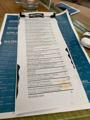 Menu photo 5 Kanarie Club Amsterdam, NH