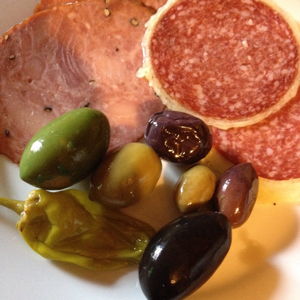 Bell's Market - Parmesan crusted salami, peppers and olives. - Delis Near Me - Philadelphia, Pennsylvania Bell's Market - Parmesan crusted salami, peppers and olives. - Delis Near Me - Philadelphia, Pennsylvania