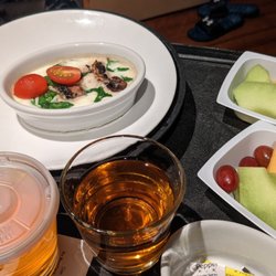 Cafe 128 - Italian quiche, 2 fruit mixes, 2 apple juice