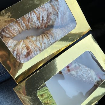 The Sicilian Baker - Lobster tails, Vanilla and Nutella. Pistachio cake, and Cannoli Packaging is beautiful, makes for a wonderful gift. - Bakeries Near Me - Chandler, Arizona The Sicilian Baker - Lobster tails, Vanilla and Nutella. Pistachio cake, and Cannoli Packaging is beautiful, makes for a wonderful gift. - Bakeries Near Me - Chandler, Arizona