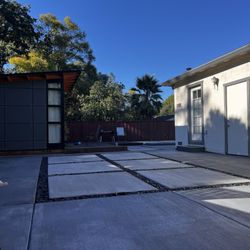 Veterans Concrete - Side yard