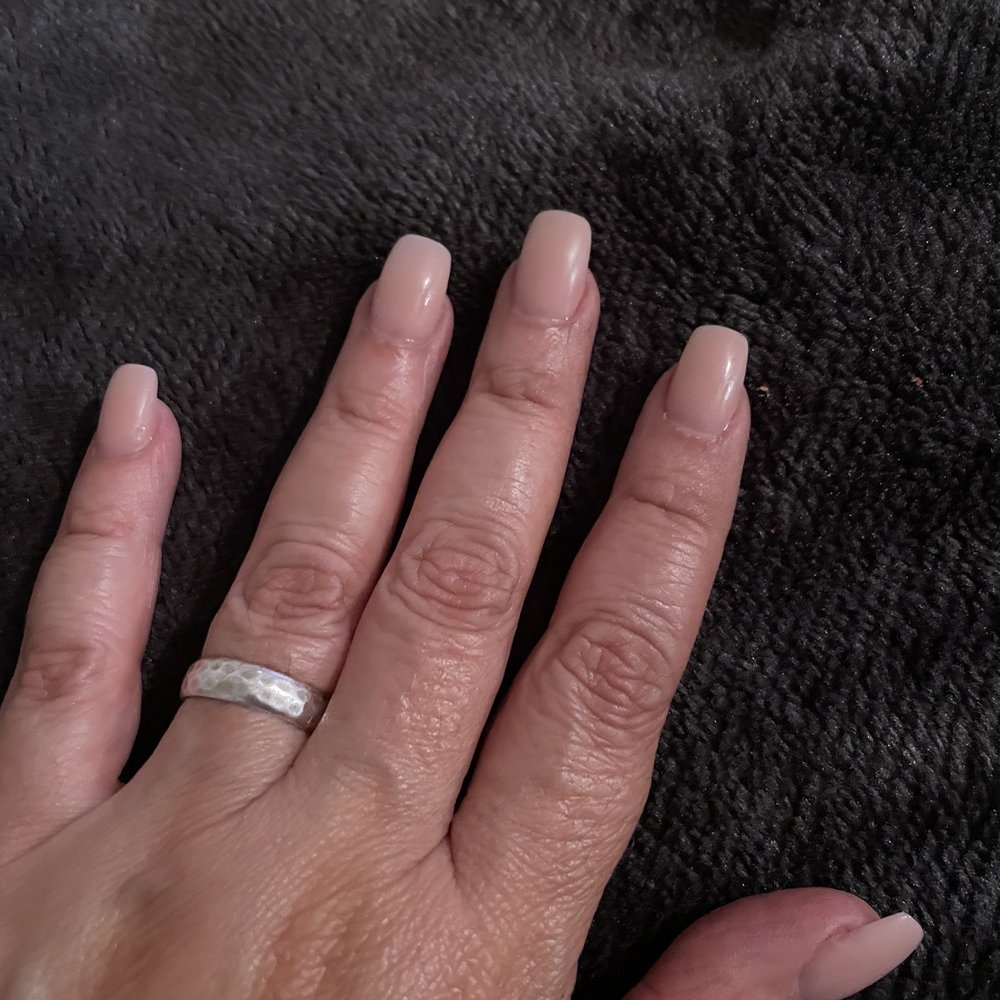 Acrylic nails set by Sparkle Nails My-Lin. She did a phenomenal job. I am very happy 5-23-22