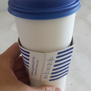 Paris Baguette - At home already but here is the coffee cup which I though was cool - Bakeries Near Me - Glendale, California