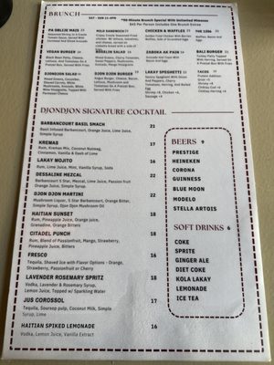 Menu photo 8 Djon Djon New York, NY Menu photo 8 Djon Djon New York, NY