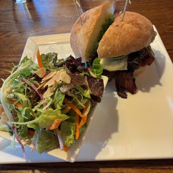 Pluckemin Inn - Pastrami Sandwich - New American Near Me - Bedminster, New Jersey Pluckemin Inn - Pastrami Sandwich - New American Near Me - Bedminster, New Jersey