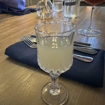 Choi's - Free Ginger mocktail from the bar - our 5yo son gulped it down too. - Wine Bars Near Me - San Diego, California