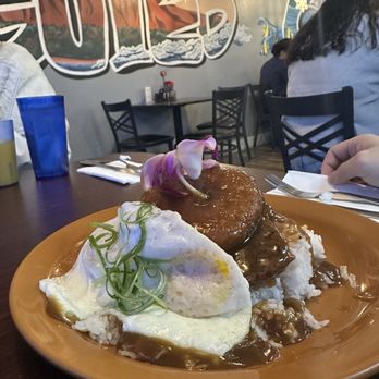 Guieb Cafe - Mauka and Makai Loco Moco. Wagyu patty and crab cake. - Breakfast & Brunch Near Me - Las Vegas, Nevada Guieb Cafe - Mauka and Makai Loco Moco. Wagyu patty and crab cake. - Breakfast & Brunch Near Me - Las Vegas, Nevada