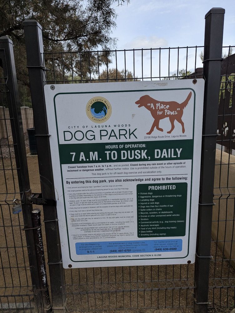 Laguna Woods Dog Park Logo