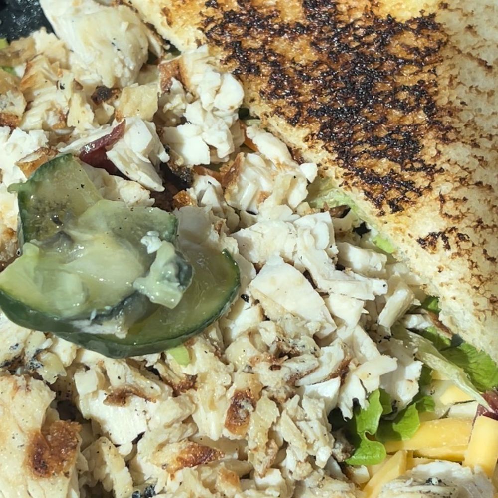 Zaxbys - Molded cucumbers that in The Cobb Salad. - Fast Food Near Me - Sugar Land, Texas
