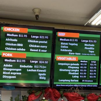Pinoy Handaan Express - Entree Menu December 2025 - Filipino Near Me - Daly City, California Pinoy Handaan Express - Entree Menu December 2025 - Filipino Near Me - Daly City, California