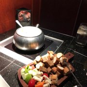 Photo of The Melting Pot - Westwood, NJ, United States. Quattro formaggio with dippers