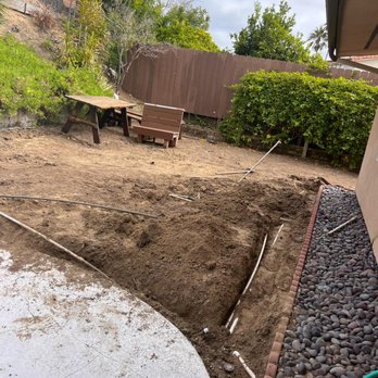 GL Landscape - Backyard photo of unfinished job - Landscaping Near Me GL Landscape - Backyard photo of unfinished job - Landscaping Near Me