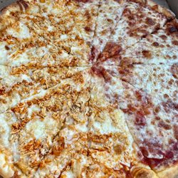 Top This Pizza - Large pizza - half buffalo chicken, half plain