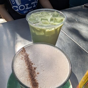 Cafe Smitten - Iced matcha latte and chai latte - Coffee & Tea Near Me - Bakersfield, California