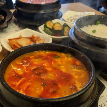 Lee's Tofu - Beef soondubu, spicy - Korean Near Me - Gardena, California