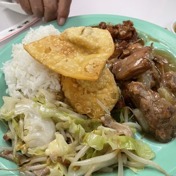 Golden Duck - Lunch plate - Seafood Near Me - Honolulu, Hawaii