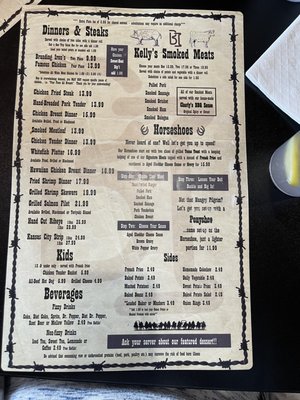 Menu photo 2 The Branding Iron Sunrise Beach, MO