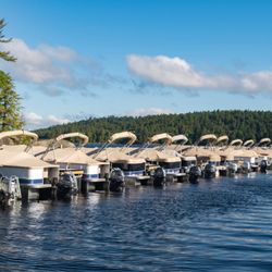 Saranac Lake Marina - Pontoons available for rent