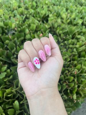 Neon Nails - Explore our Nail Art Portfolio a showcase of creativity, color, and style! Our talented artists specialize in custom designs, intricate patterns, hand-painted art, and on-trend looks that make every set unique. From eye-catching geometrics and elegant florals to bold color pops and dazzling embellishments, we love bringing inspiration to life on your fingertips.