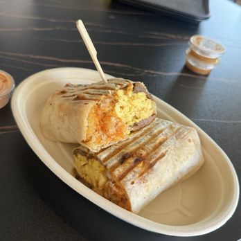 The Flying Yolk - Valencia - Steak & Eggs Burrito. - Breakfast & Brunch Near Me - Valencia, California The Flying Yolk - Valencia - Steak & Eggs Burrito. - Breakfast & Brunch Near Me - Valencia, California