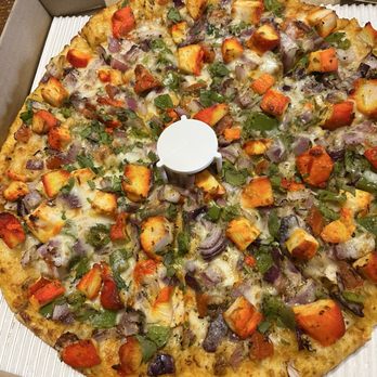 Heartbeat Pizza - Medium Chicken Tikka Pizza - Pizza Near Me - Bakersfield, California