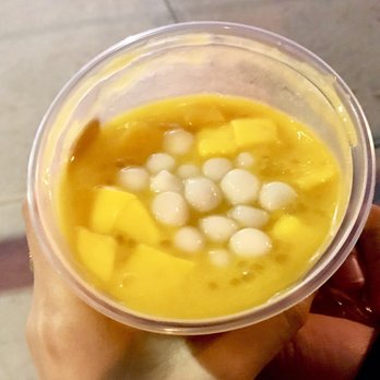 Me-Do Desserts - Mango Sago with Mini Rice Balls - Desserts Near Me - Brooklyn, New York Me-Do Desserts - Mango Sago with Mini Rice Balls - Desserts Near Me - Brooklyn, New York